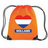 Nylon rugzak Holland hart vlag oranje - Rugzakken