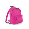 School/sport rugtas met voorvak - fuchsia roze - Rugzak vrije tijd - Schooltas - Gymtas - 18 Liter - Rugzak