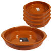 Set van 5x stuks tapas borden/ovenschalen Alicante met handvatten 38 en 20 cm - Snack en tapasschalen