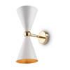 Maytoni - Wandlamp Vesper - Wit met goud