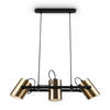 Maytoni - Hanglamp Elori - Zwart en messing - Ø10