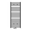 Badkamerradiator Sahara 750 x 1800 mm antraciet gebogen + middenaansluiting