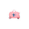 Stitch Ride On rol zit meisjes kinderkoffer ABS roze