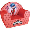 FUN HOUSE Miraculous Lady Bug clubstoel - B.52 x D.33 x H.42 cm - Voor kinderen gegarandeerd Franse afkomst