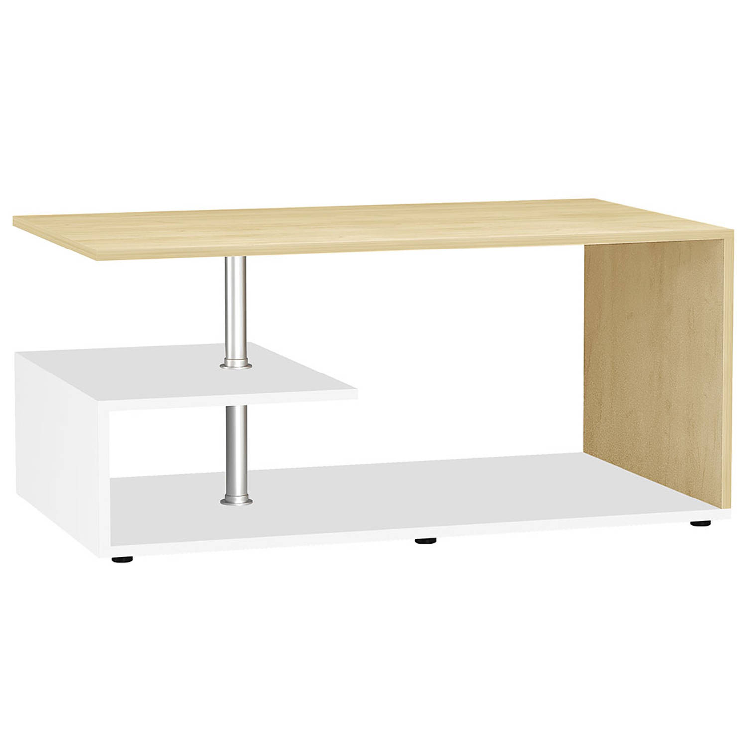 VCM Holz Couchtisch Sofatisch Wohnzimmertisch Beistelltisch Kaffeetisch Maliso M