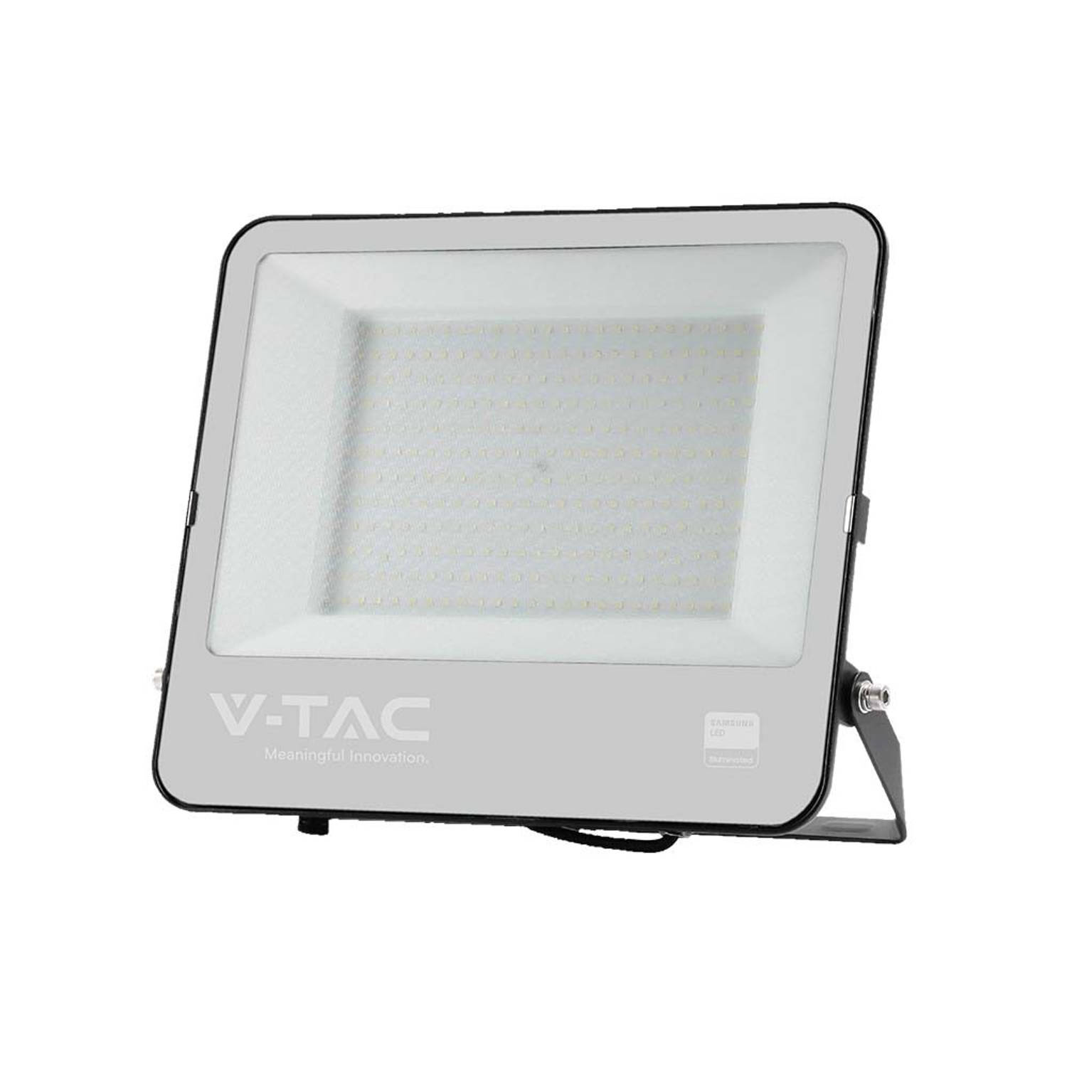 V-TAC VT-44204 LED Schijnwerpers - Zwarte Behuizing - Samsung - IP65 - Zwart+Grijs Glas - 200 Watt - 17540 Lumen - 6500K - 5 Jaar