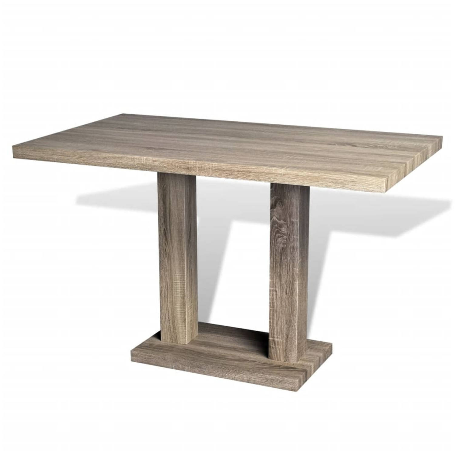 Eettafel hout eiken-look