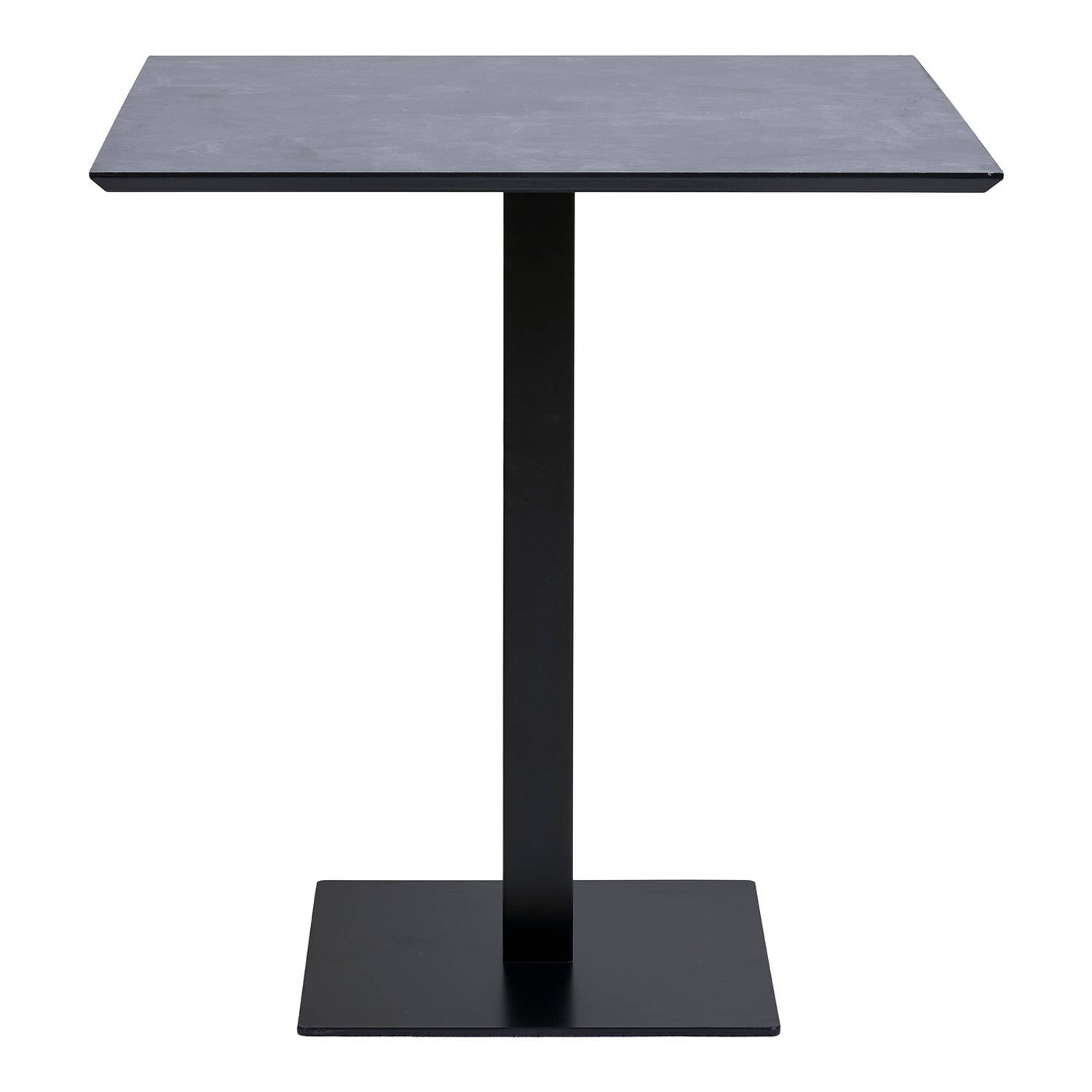 House Nordic - Tafel Fano Melamine Zwart 70x70cm