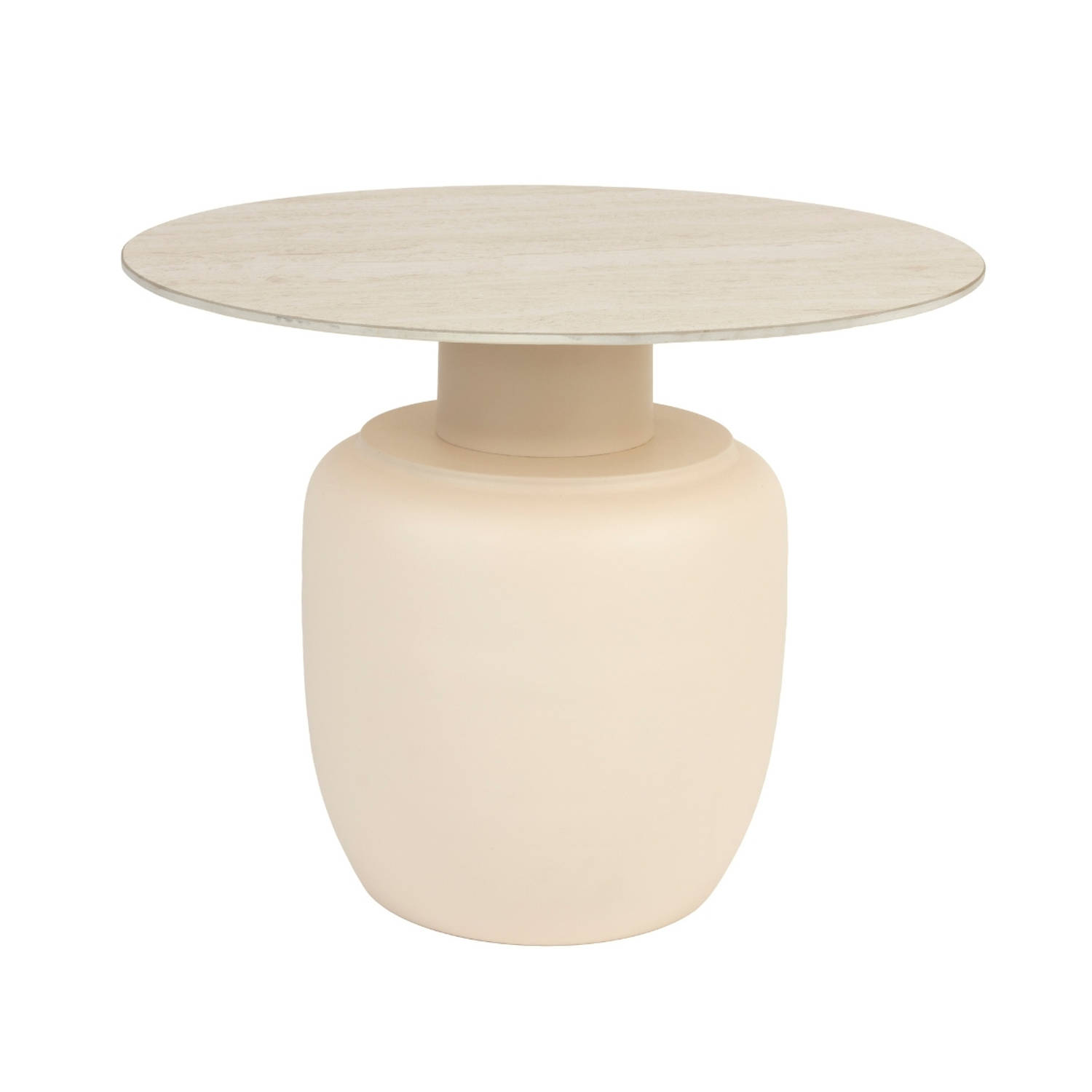 Jazmin bijzettafel 42 cm - beige