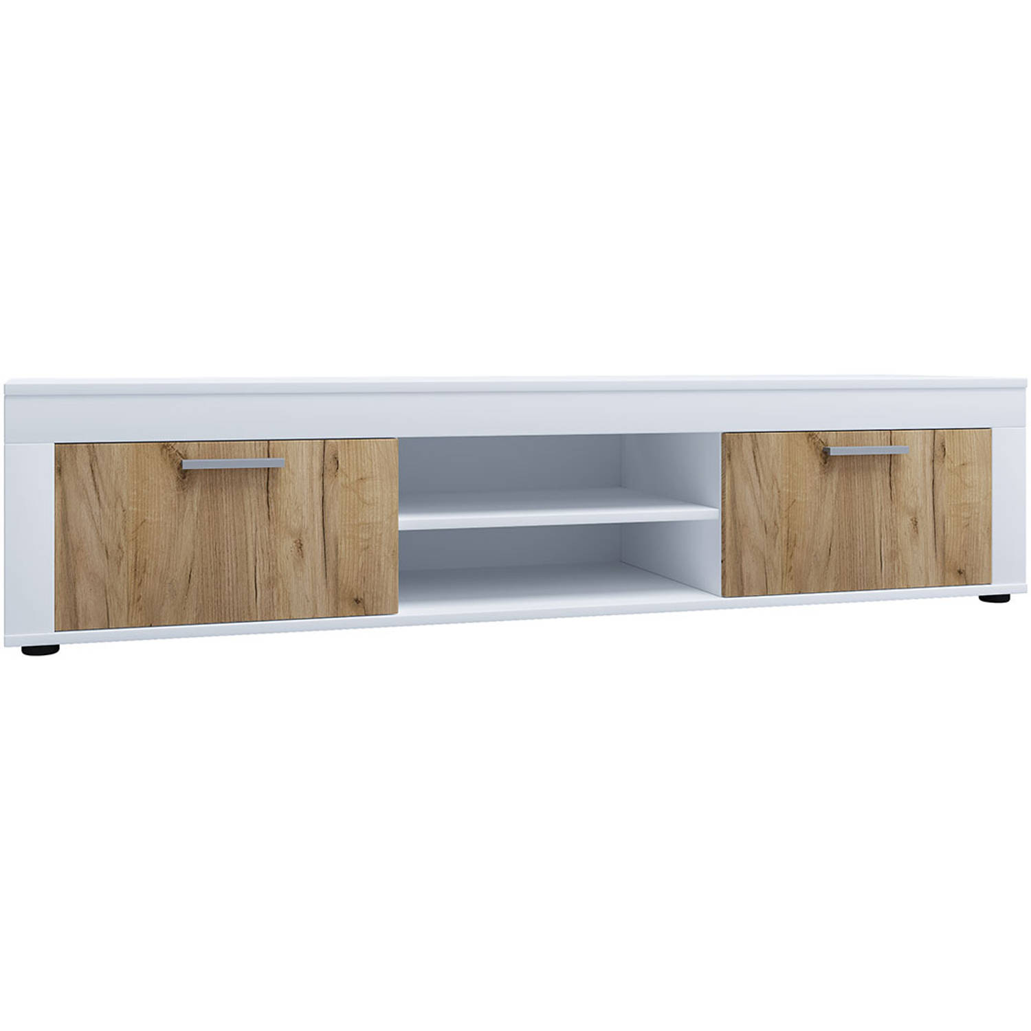 VCM Holz TV Lowboard Möbel Fernsehschrank Tisch Konsole Fernsehtisch Breite 160 cm Usilo XL