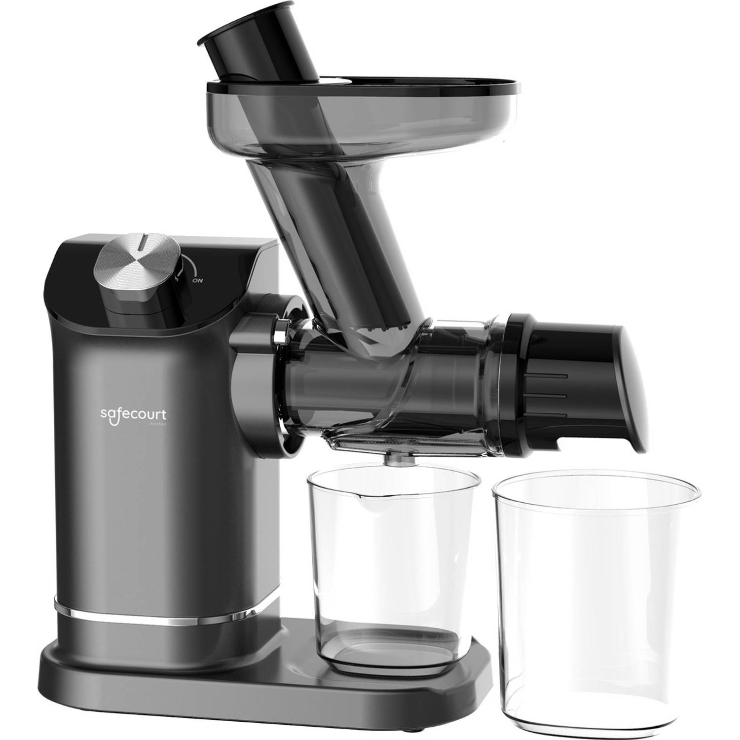 Safecourt Kitchen Slowjuicer - Juicer - Groenten en Fruitpres - Grijs