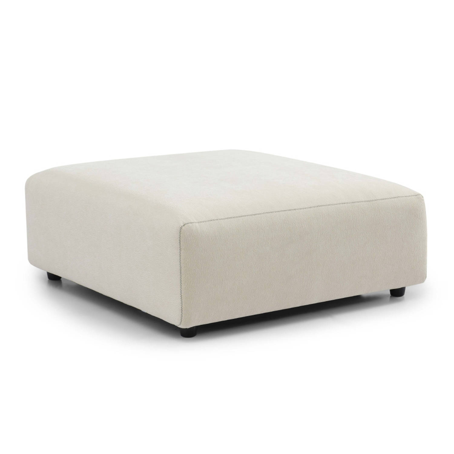 Bronx71® Hocker July chenille off white