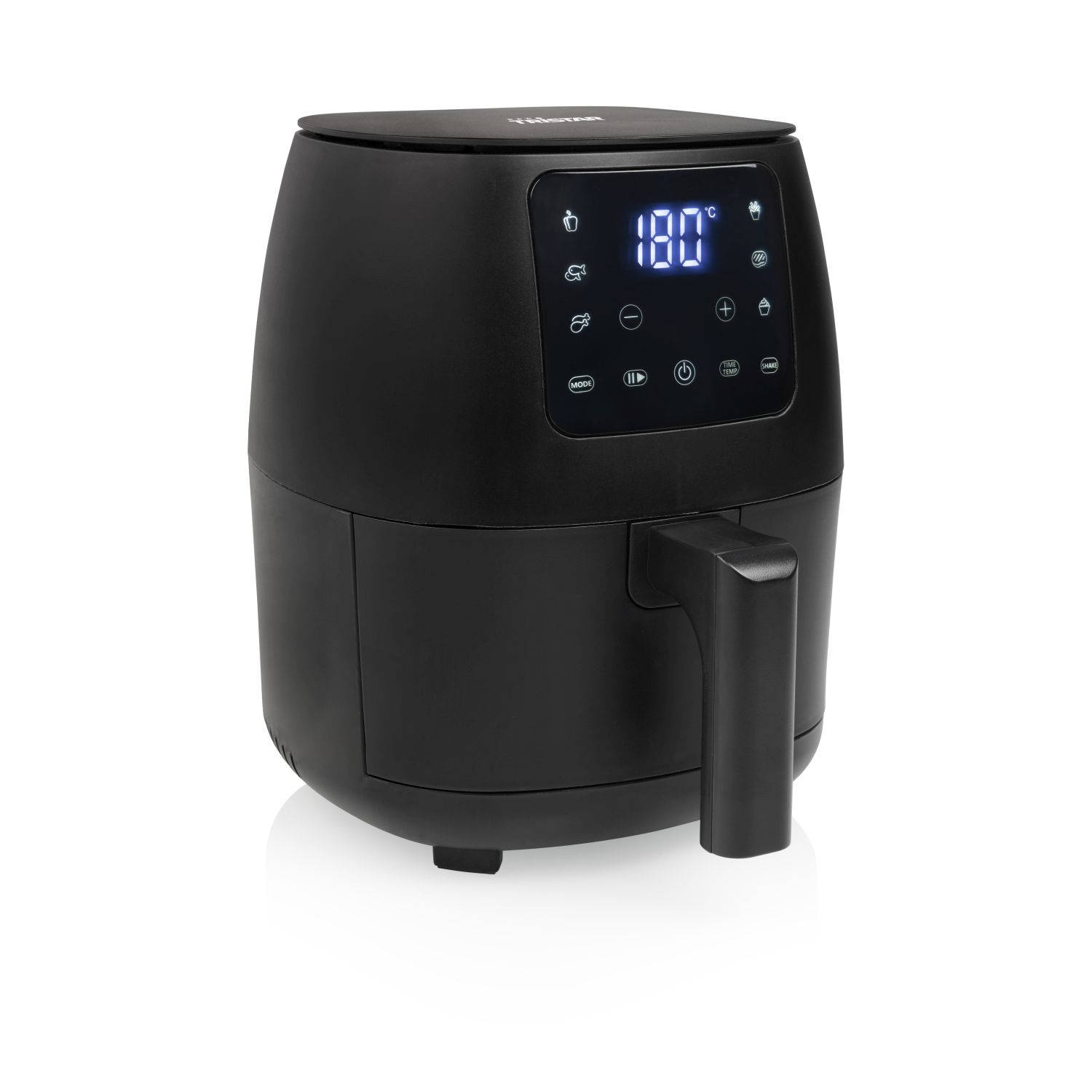 Tristar Mini Digitale Airfryer FR-9015 - Heteluchtfriteuse Compact - Olievrij - 6 kookprogramma's - Antiaanbaklaag - Regelbare thermostaat - 2 liter - 1500W