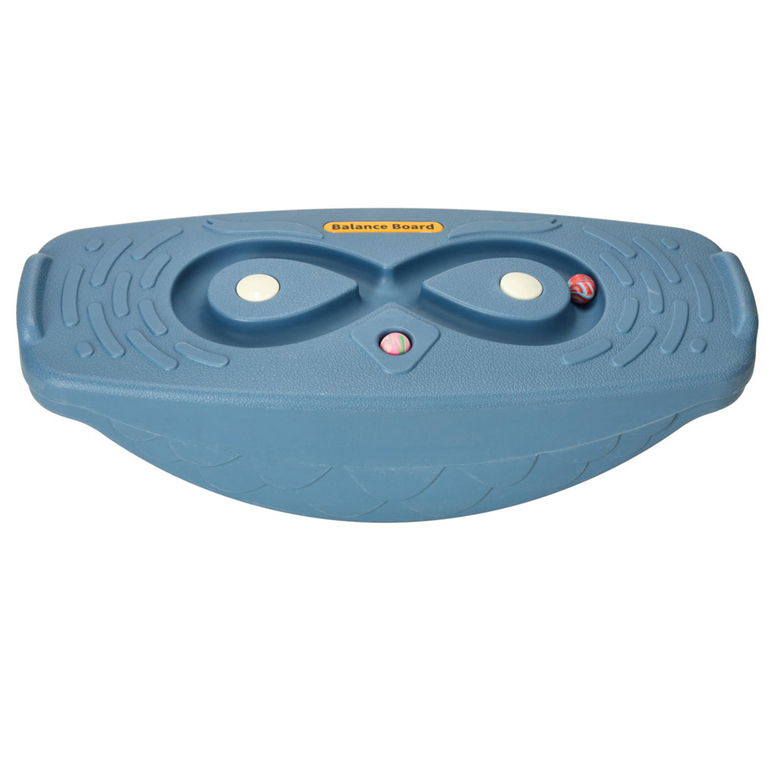 Balanceerbord met Doolhof en Ballen voor Kinderen - Balance Board Schommelbalk - Balanstrainer Kinderen - Maximaal 90 kg Belasting - 59,5 cm x 26 cm x 14 cm Marineblauw