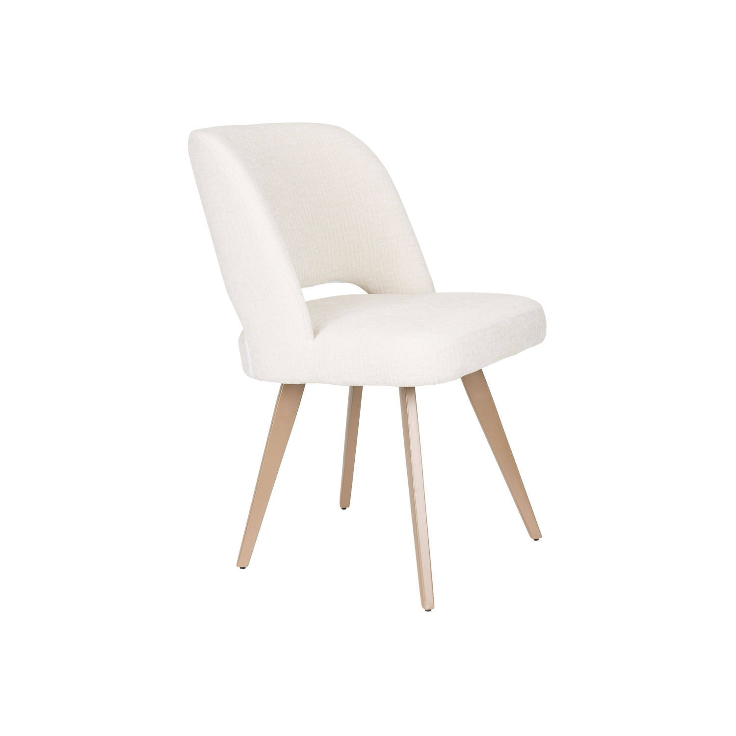 Feliz Lifestyle Yves Eetkamerstoelen Wit - Set van 2