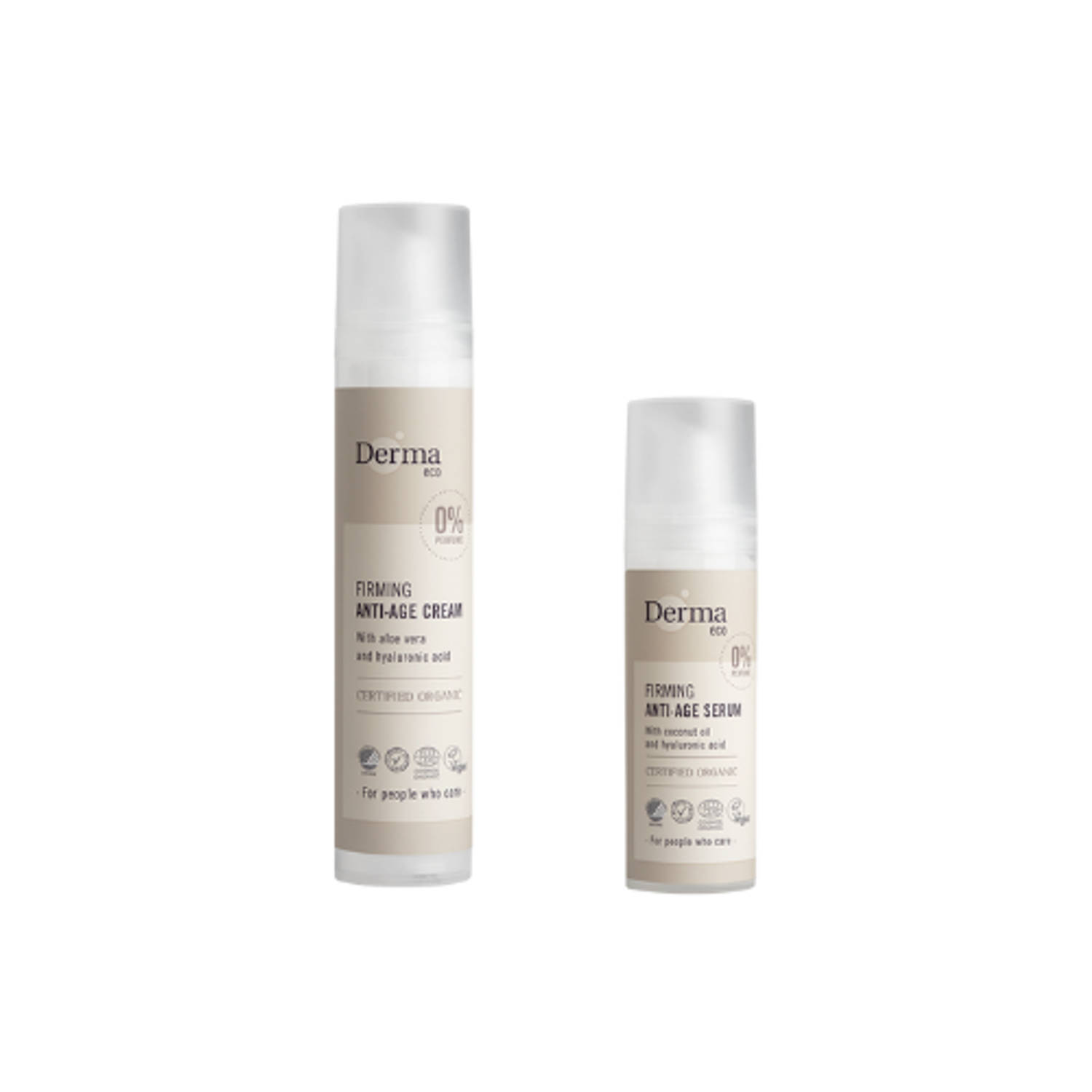 Derma Eco - Anti-age Creme + Anti Age Serum - 1 x 50 ML & 1 x 30 ML - Parfumvrij