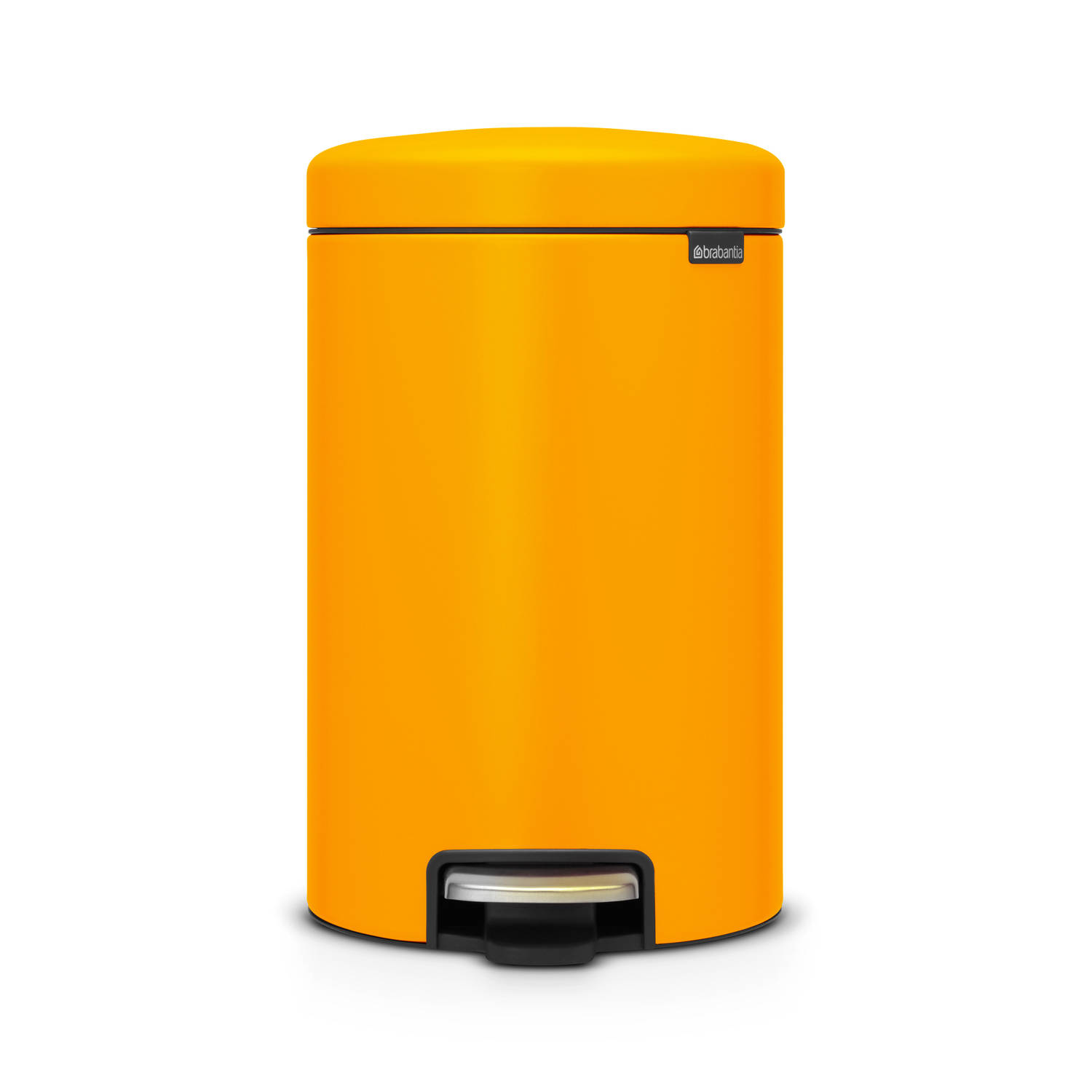 Brabantia NewIcon Prullenbak - 12 liter - Mineral Sunny Orange