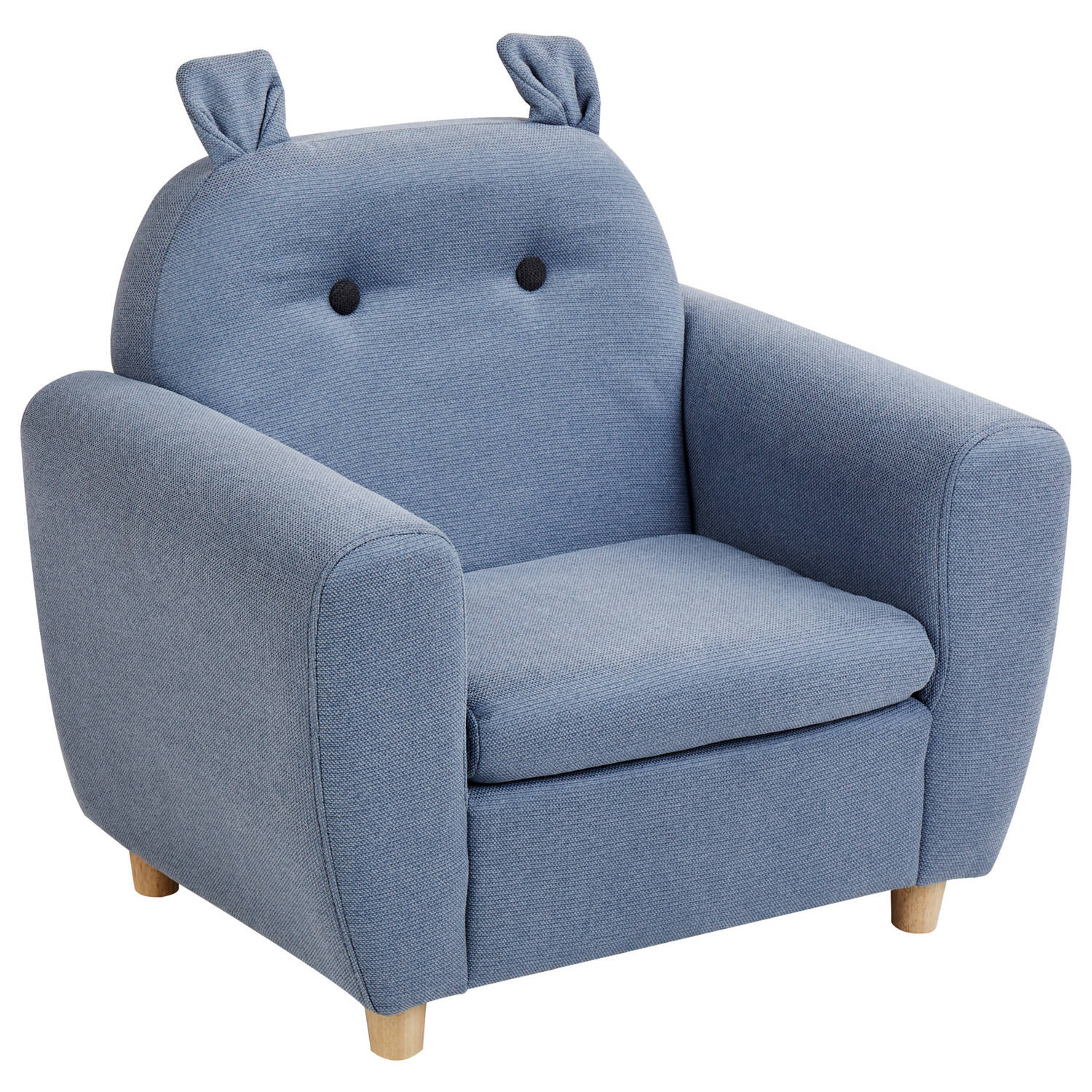 Beliani MARIBO Kinderstoel-Blauw-Polyester