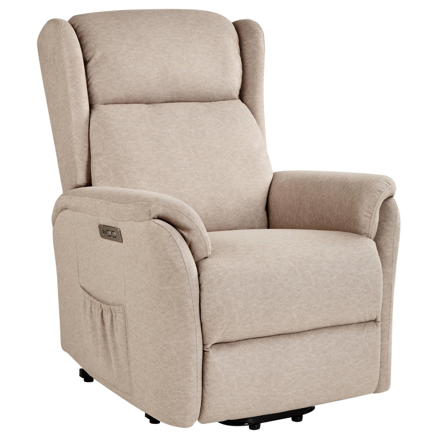 Beliani ELEGY Fauteuil-Wit-Polyester