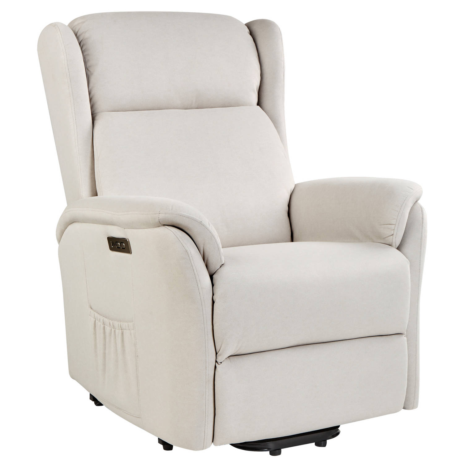 Beliani ELEGY Fauteuil-Wit-Polyester