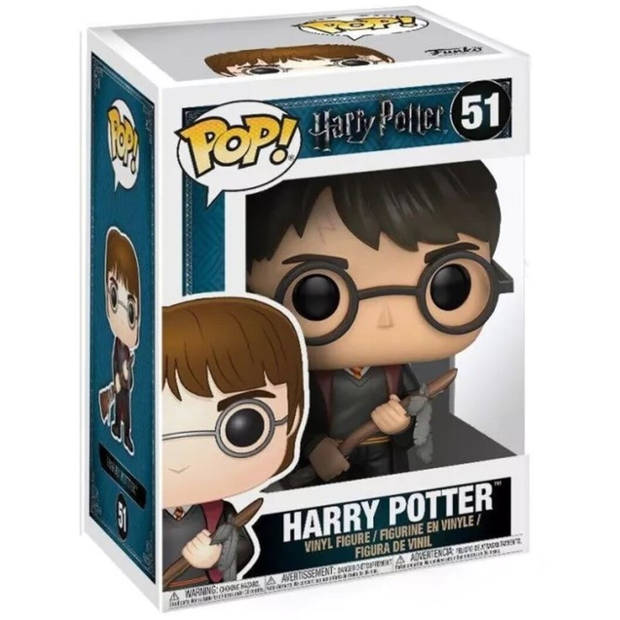 Pop Harry Potter: Harry with Firebolt & Feather Funko Pop #51