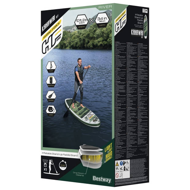 Bestway Hydro-Force SUP Kahawai set opblaasbaar 310x86x15 cm