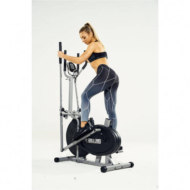 Gorilla Sports Crosstrainer - Cross trainer - 1,8 kg vliegwiel