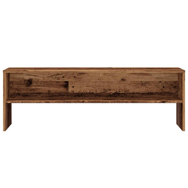 vidaXL Tv-meubel 120x40x40 cm bewerkt hout oud houtkleurig