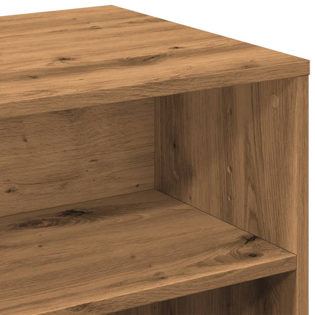 vidaXL Tv-meubel 120x40x40 cm bewerkt hout artisanaal eikenkleurig