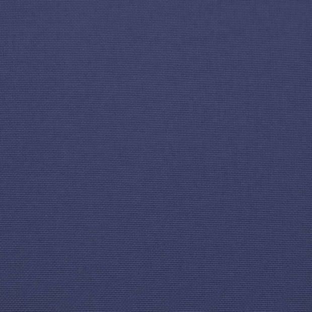 vidaXL Palletkussens 4 st 50x50x3 cm oxford stof marineblauw