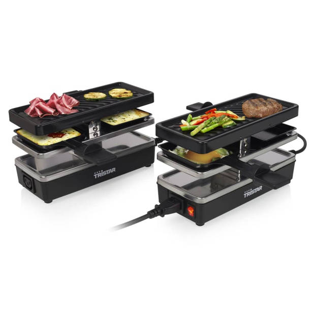 Tristar RA-2742 Connectable Raclette - Uitbreidbaar en koppelbaar - Uniek design