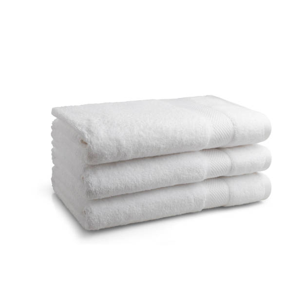 DoubleDry Handdoek Hotel Collectie - 3 stuks - 70x140 - wit