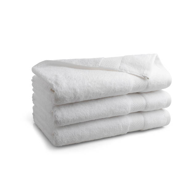 DoubleDry Handdoek Hotel Collectie - 3 stuks - 70x140 - wit