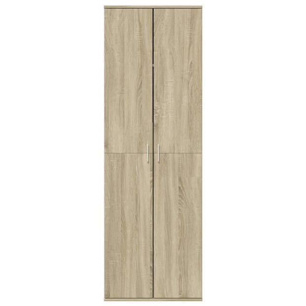 vidaXL Hoge kast 60x35x180 cm bewerkt hout sonoma eikenkleurig