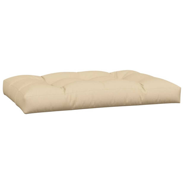 vidaXL Palletkussens 5 st stof beige