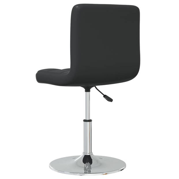 vidaXL Eetkamerstoelen 2 st kunstleer zwart