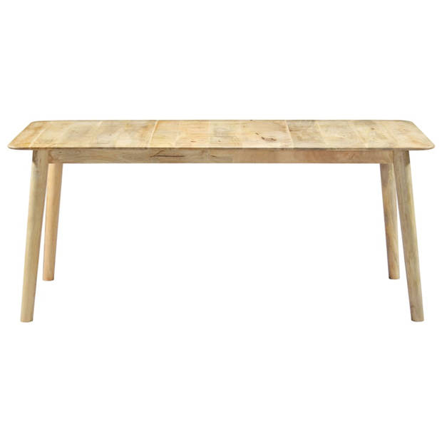 vidaXL Eettafel 180x90x76 cm massief mangohout