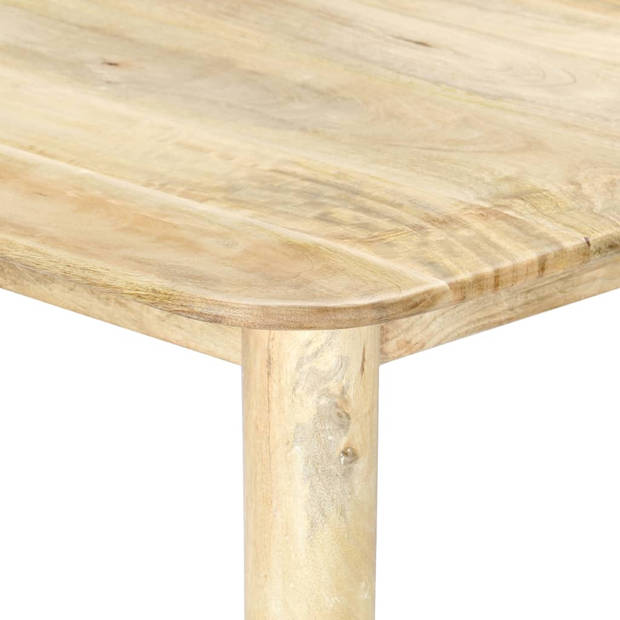 vidaXL Eettafel 180x90x76 cm massief mangohout