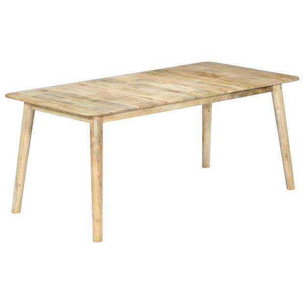 vidaXL Eettafel 180x90x76 cm massief mangohout