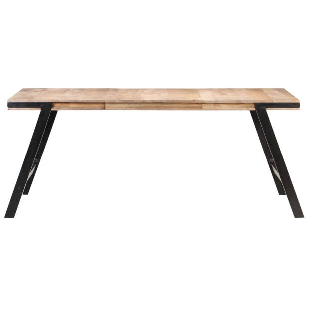 vidaXL Eettafel 180x90x76 cm massief mangohout