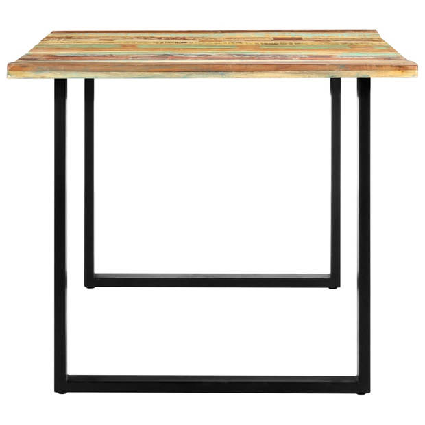 vidaXL Eettafel 180x90x76 cm massief gerecycled hout