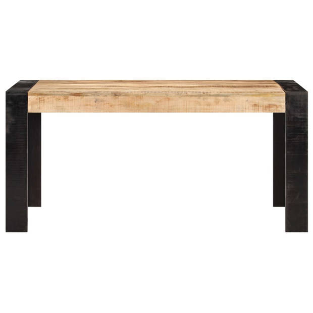 vidaXL Eettafel 160x80x76 cm massief mangohout