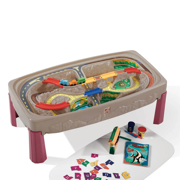 Step2 Deluxe Grand Canyon Treintafel met spoor, treinset & accessoires Speeltafel van Kunststof