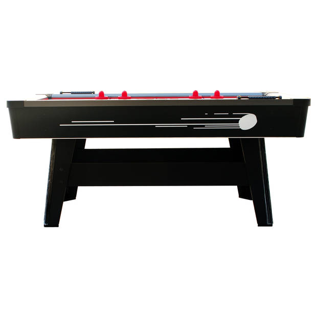 Cougar Hattrick Hero Airhockeytafel 6ft in zwart & rood Airhockey incl. accessoires