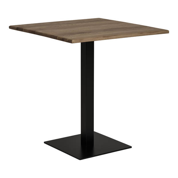 House Nordic - Tafel Vierkant 70cm - Bruin/Zwart - Kolompoot - Lignano