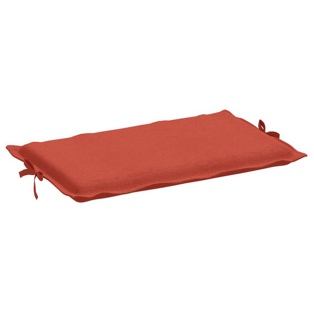 vidaXL Ligbedkussen 186x58x3 cm stof gemêleerd rood