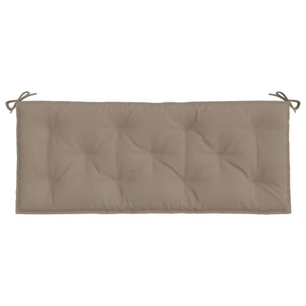 vidaXL Tuinbankkussen 120x50x7 cm oxford stof taupe