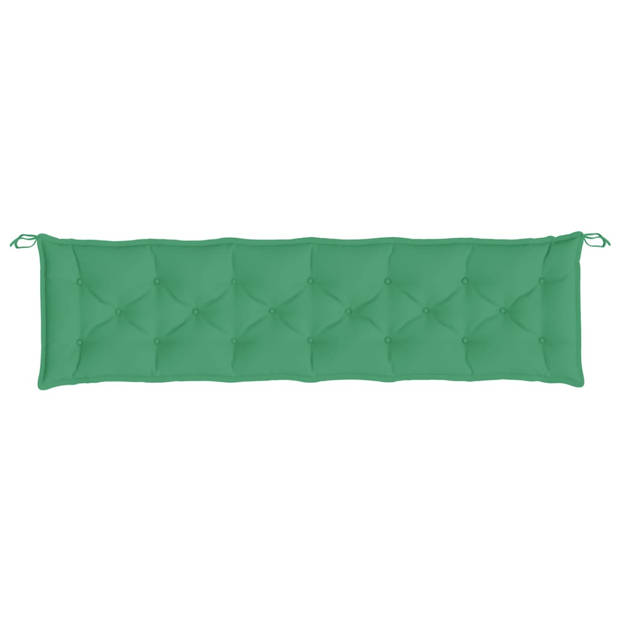 vidaXL Tuinbankkussens 2 st 200x50x7 cm oxford stof groen