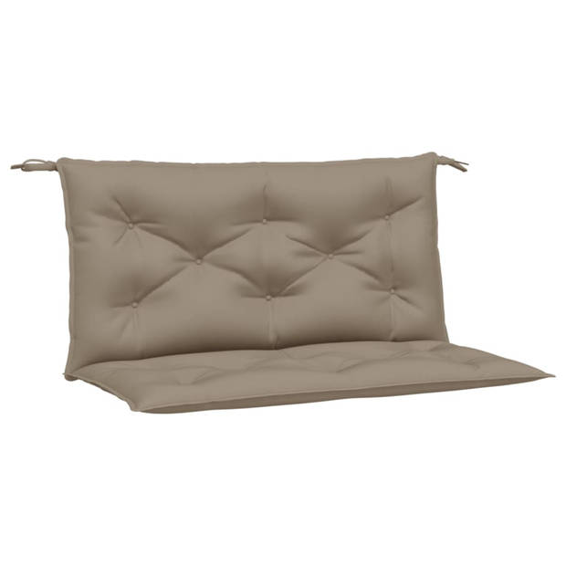 vidaXL Tuinbankkussens 2 st 100x50x7 cm oxford stof taupe