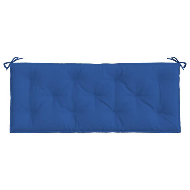 vidaXL Tuinbankkussen 120x50x7 cm oxford stof blauw